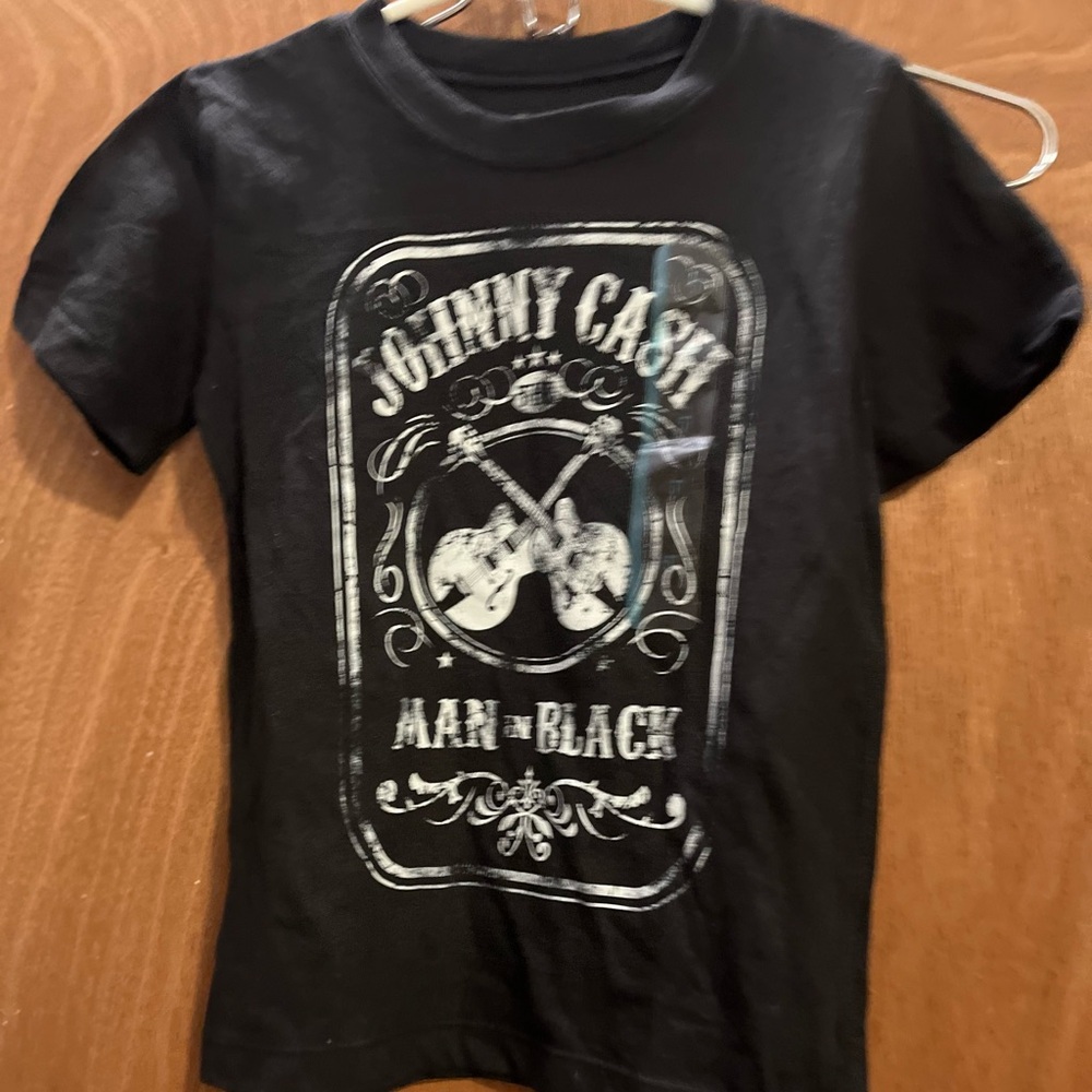 NWT Johnny Cash Black Tee size 5T